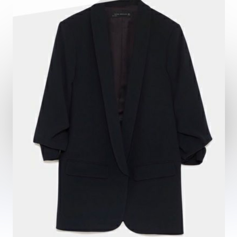 Zara roll up sleeve blazer
